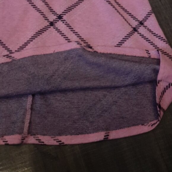 3/$20 Paper Doll Plaid Sweater Dress Fit & Flare Sleeveless Fall Preppy Vneck - Picture 5 of 10